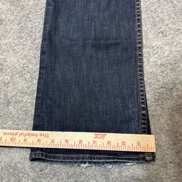 Big Star Sophie Distressed Bootcut Jeans Women's Size 28R Dark Blue Denim - Picture 6 of 9